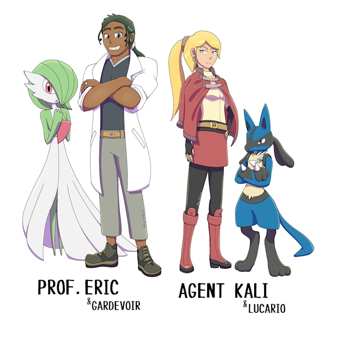 draw your pokemon trainer oc