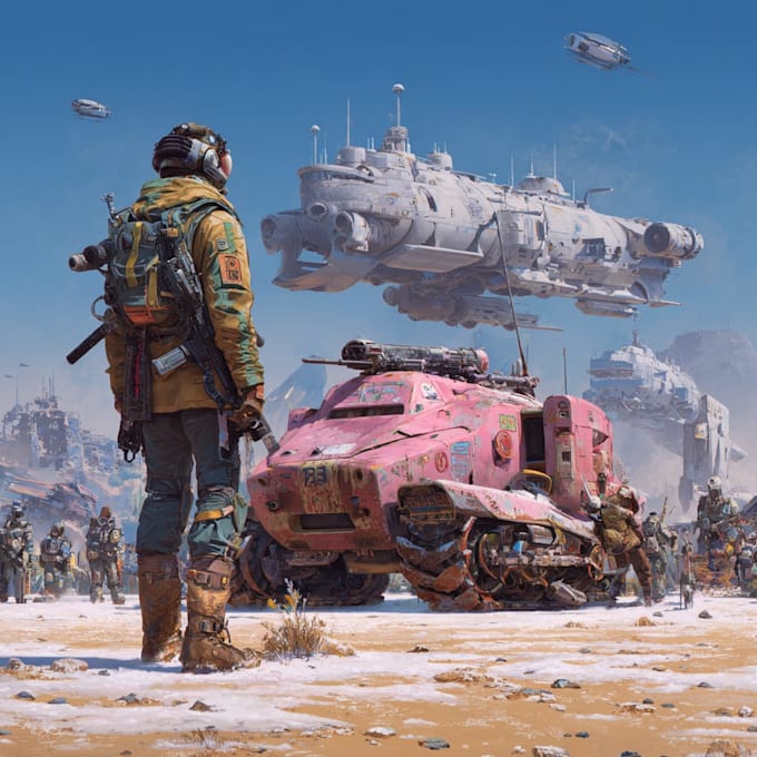 sci fi illustration and sci fi art