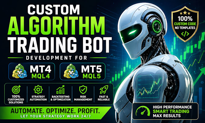 develop custom algorithm trading bot for mql4 mql5