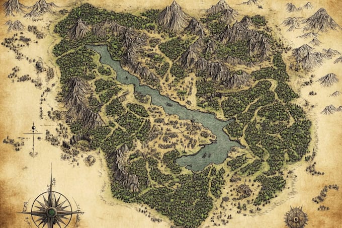 draw custom route maps and directions illustration