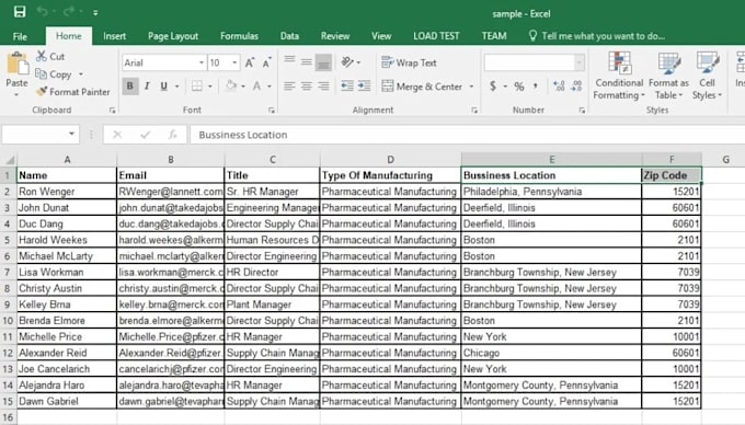 b2b leadgeneration, data entry