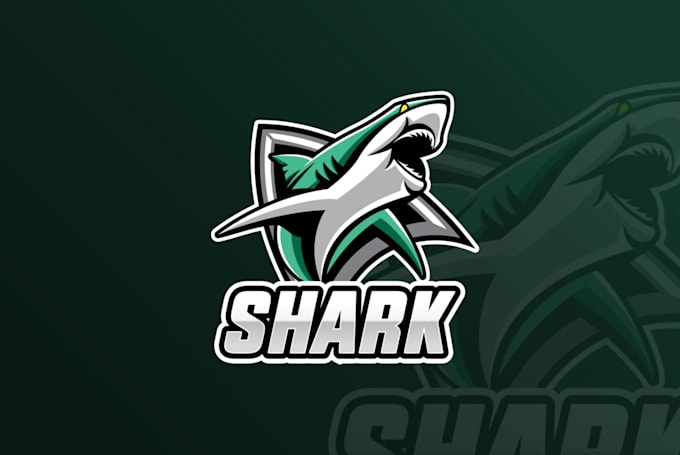 design high quality incredible shark logo