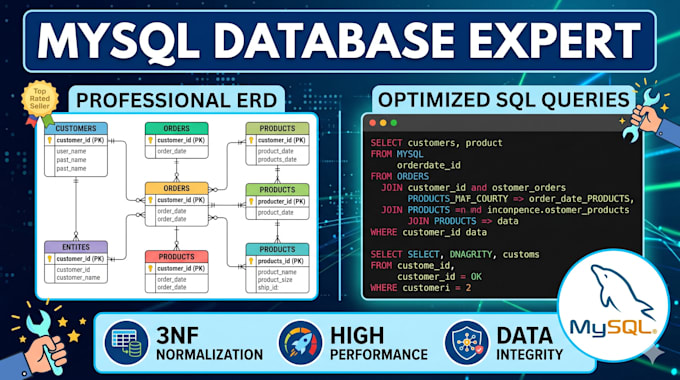 design mysql database with er diagram