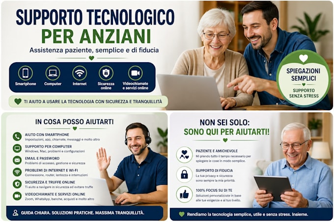 provide patient tech support for seniors and beginners