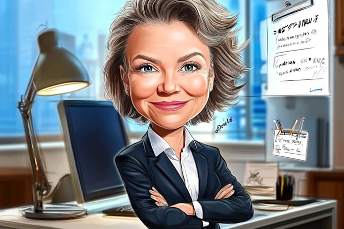 create realistic portrait illustration with artistic style
