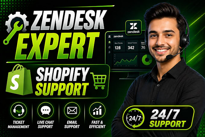 manage zendesk support for shopify store fast
