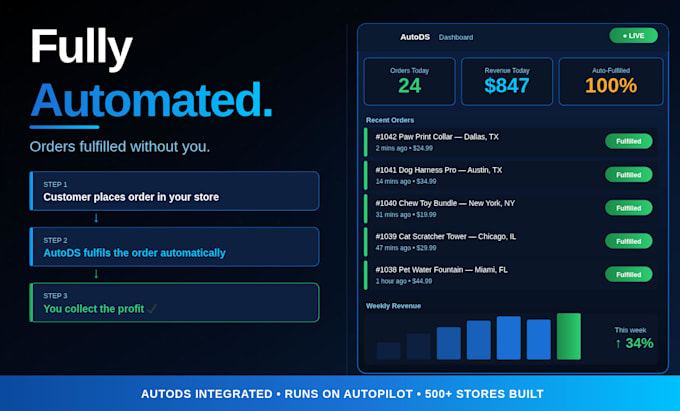build an ai powered shopify dropshipping store with autods