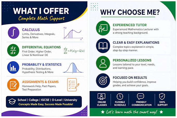 teach math for igcse, o level, and university students