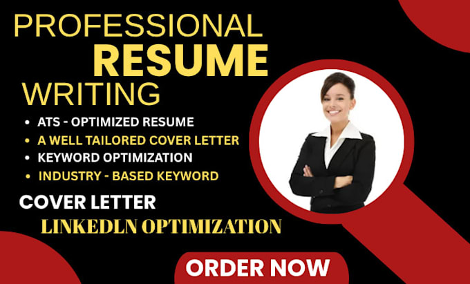 write fully optimized resume, CV, cover letter and linkedin