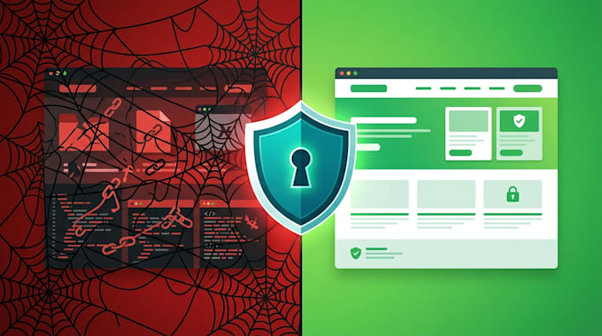 remove malware and spam links from your site