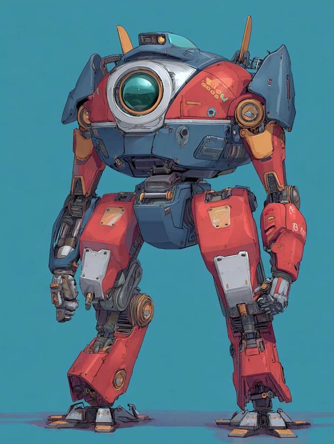 high quality robot, mecha concepts