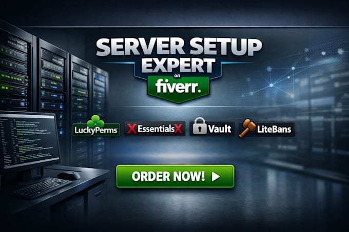 create a professional and fully configured minecraft server setup
