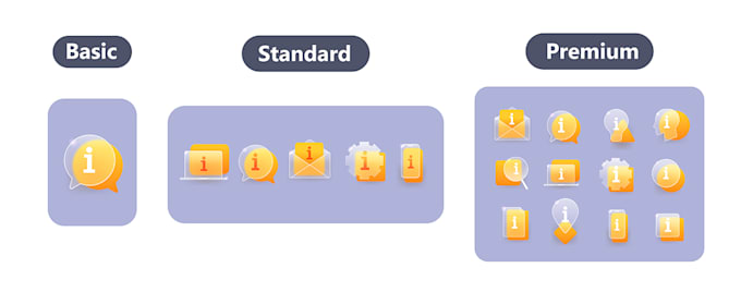 design custom UI icons, buttons and web elements in vector