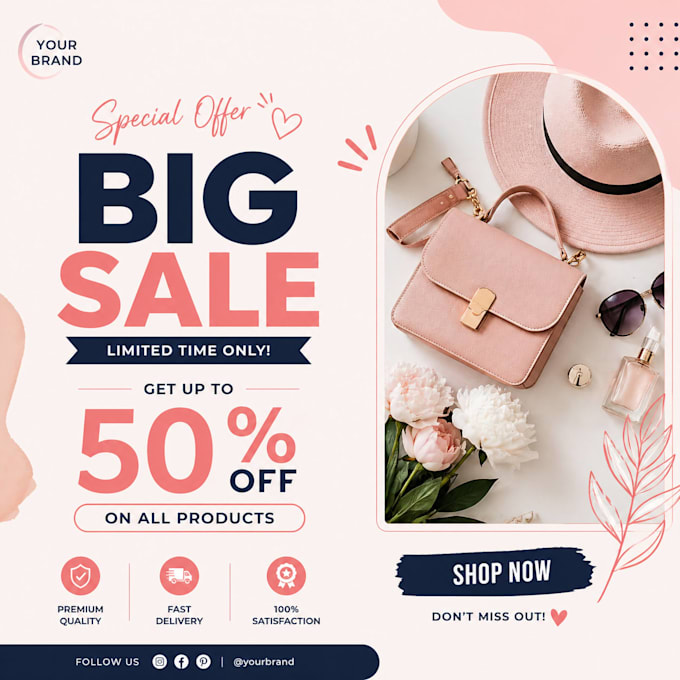 design attractive instagram posts and write engaging captions