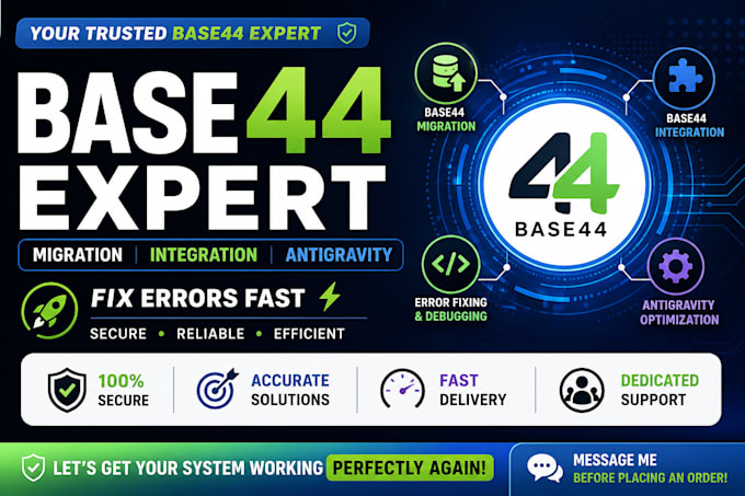 fix base44 bugs base44 integration base44 migration and antigravity expert