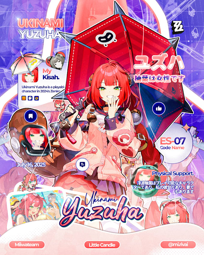 design anime poster and banner