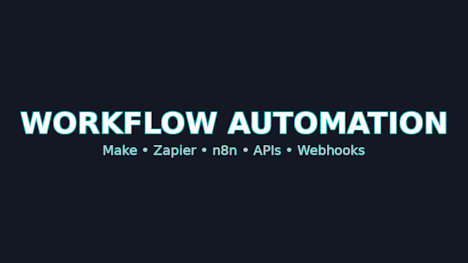 automate your workflow with make, zapier, n8n, apis, or webhooks