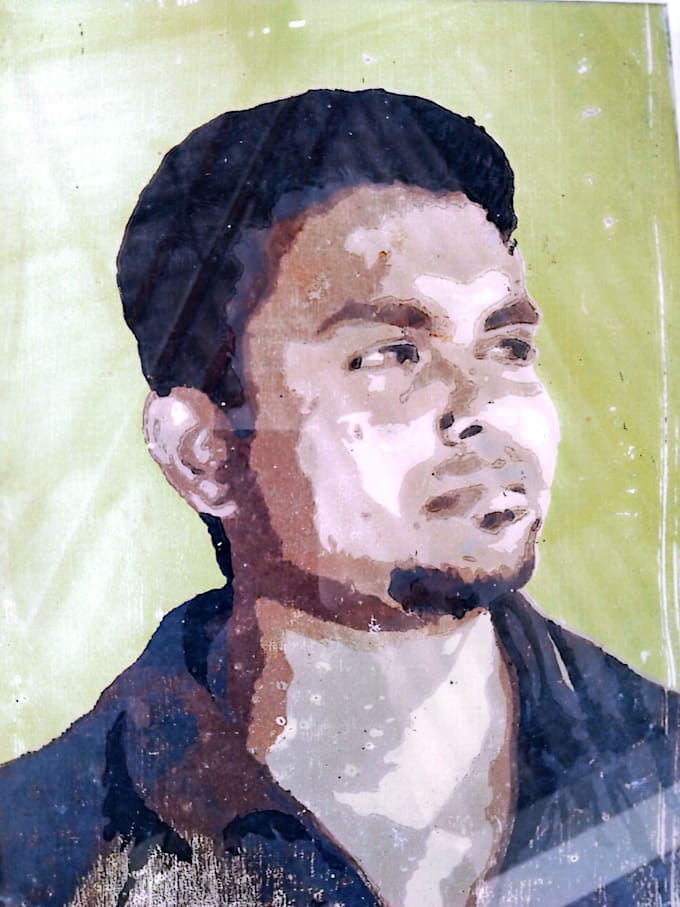 create a custom woodcut print from your photo
