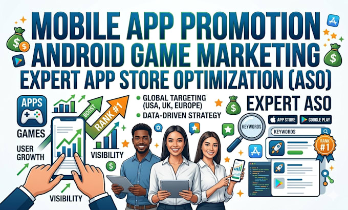 do mobile app promotion, android game marketing and expert app store promotion