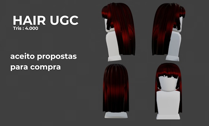 create high quality roblox ugc hair and accessories