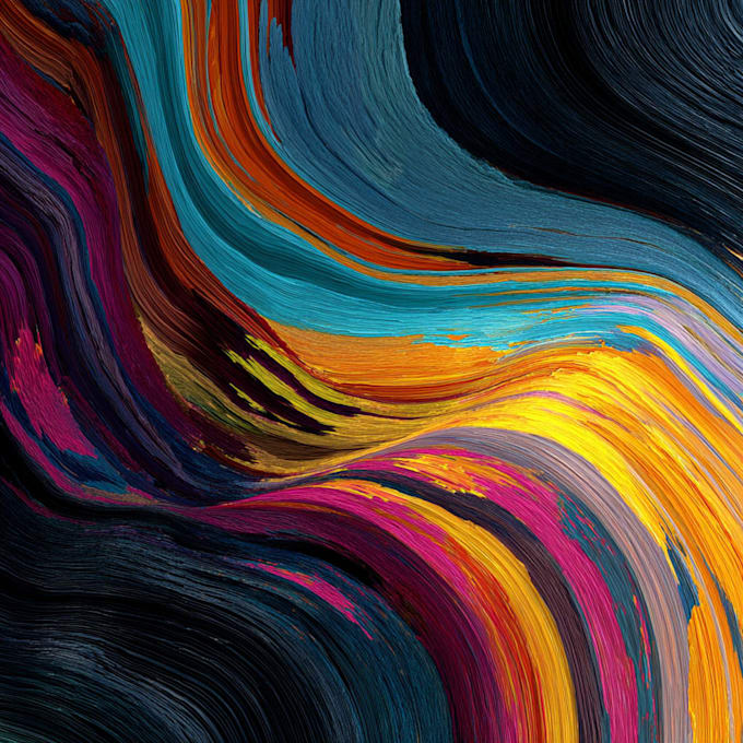 create unique digital abstract art