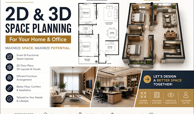 redesign and modify your existing floor plan with optimized layout