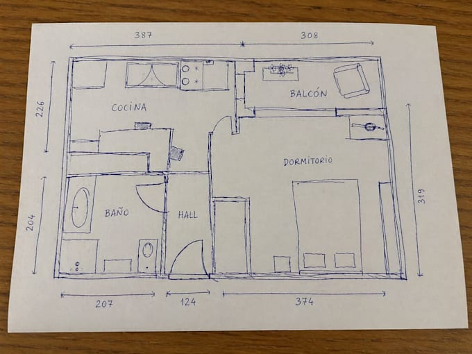 create 2d plans and 3d house model from your sketch