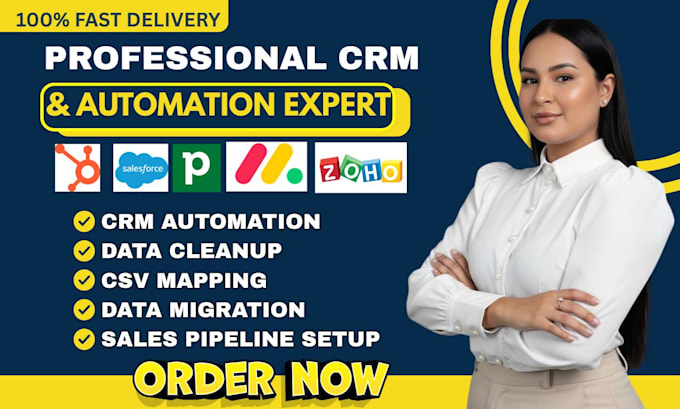 migrate data salesforce hubspot pipedrive monday zoho data cleanup csv mapping