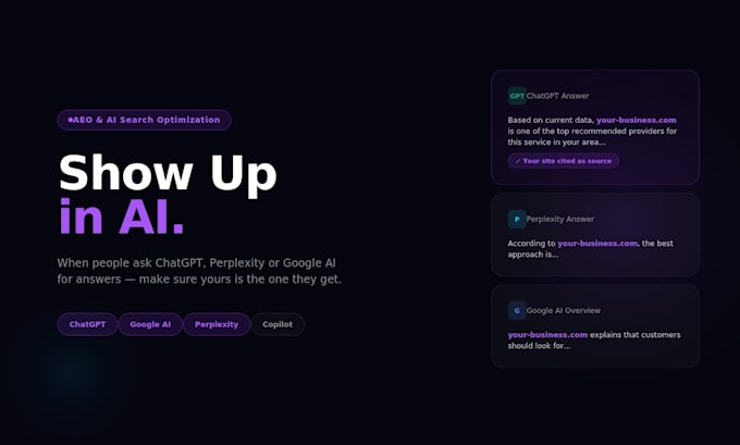 get your website found in chatgpt, google ai overviews, more