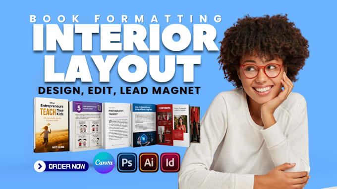 design interior book layout, educational workbook, book cover, book formatting