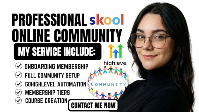 skool community setup skool course creation ghl skool membership community setup