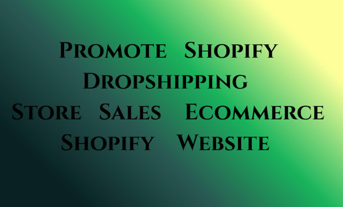 help boost sales for dropshipping stores by promoting website