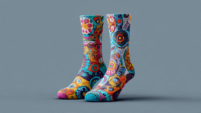 design custom and unique socks design