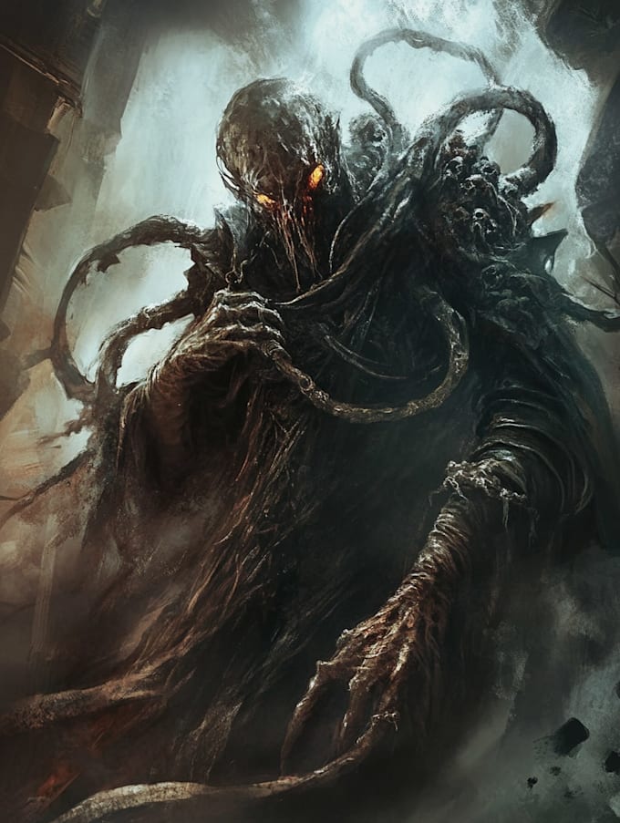 do horror character design