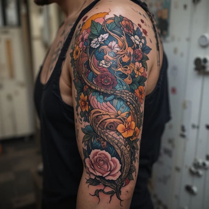 design professional creative tattoo design