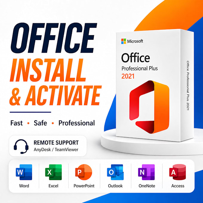 install and fix microsoft office on windows or mac