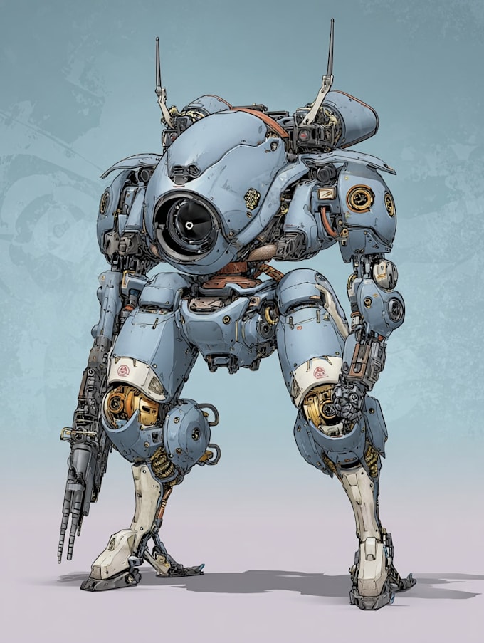 design you mecha, techwear, sci fi, logo