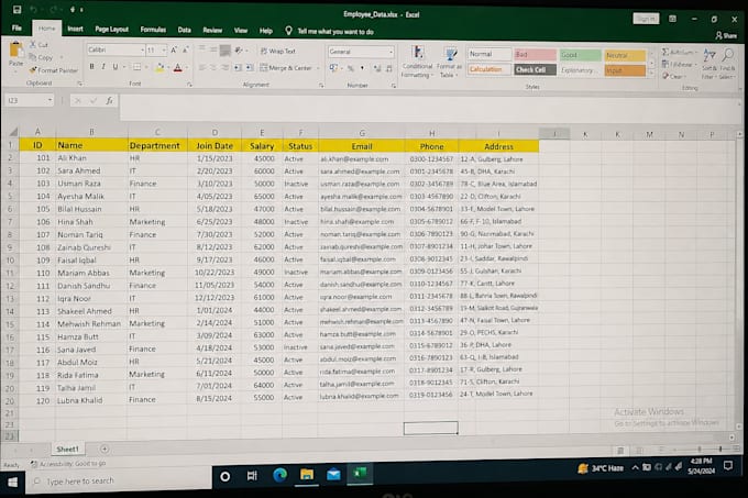 do professional data entry, excel, copy past and webresearch