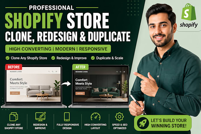 clone shopify store duplicate redesign copy shopify website