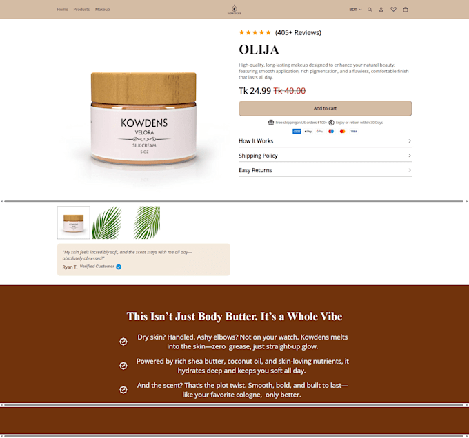 build shopify skincare beauty cosmetics dropshipping store