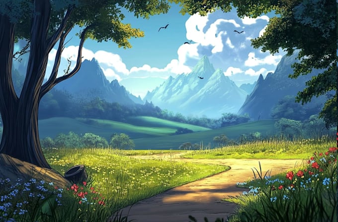 do amazing background art
