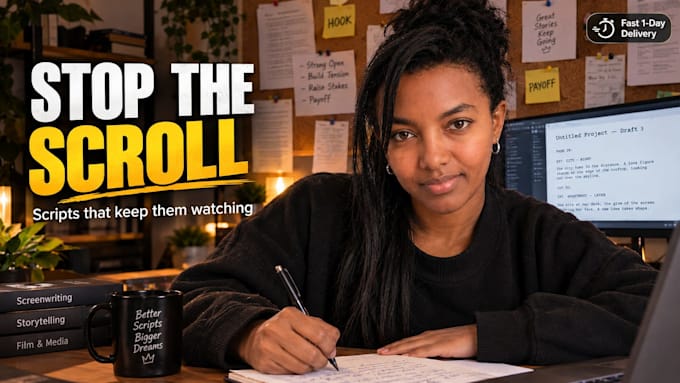 write viral short form video scripts that stop the scroll