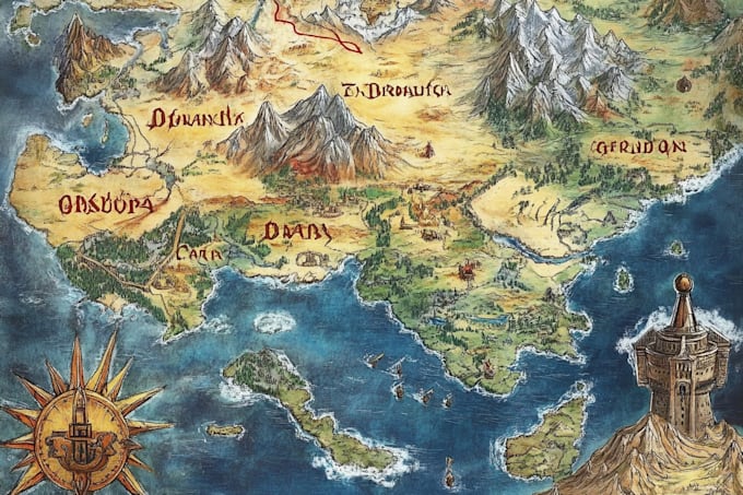 design professional custom map illustrations for any purpose
