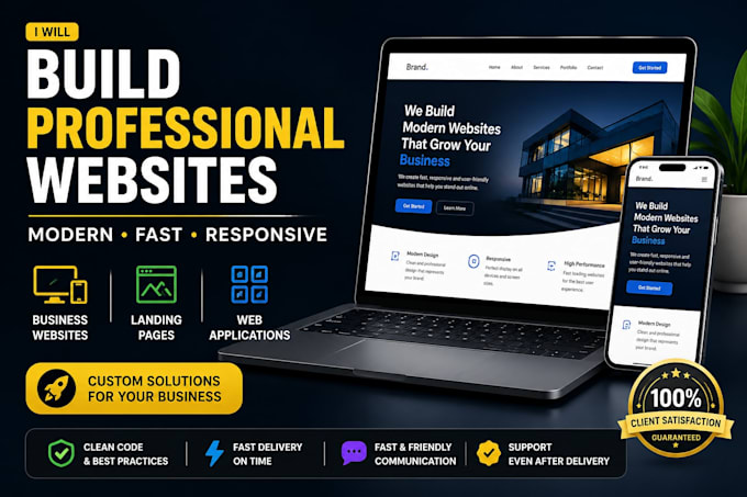 design and develop a responsive website for your business