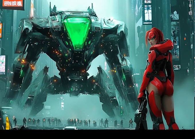 illustrate your mecha, robot and armored characters