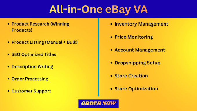 do SEO optimized ebay listings