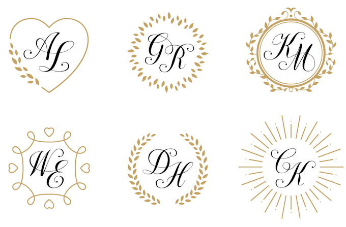 design and animate your wedding monogram or logo