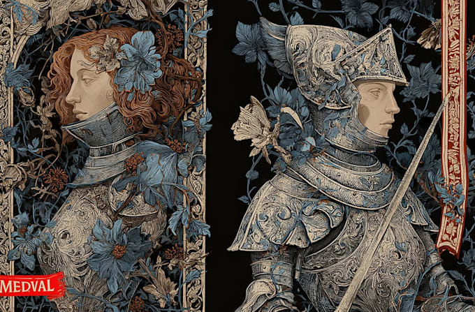 do a medieval woodcut gothic etching illustration