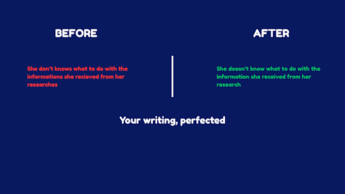 proofread and edit your english documents