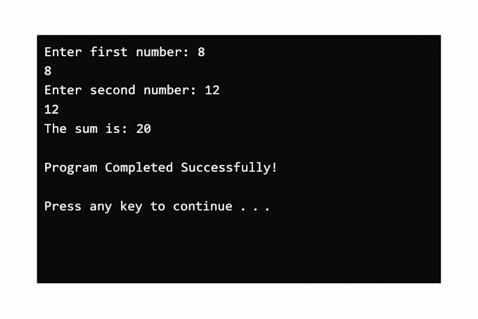 write simple cpp programs for 15usd